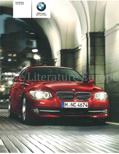 2011 BMW 3ER COUPÉ | CABRIOLET BETRIEBSANLEITUNG NIEDERLÄNDISCH