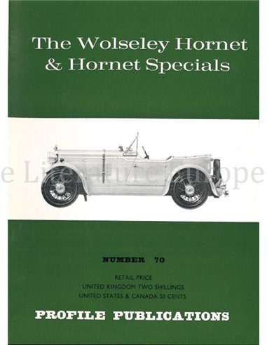THE WOLSELEY HORNET & HORNET SPECIALS  (PROFILE PUBLICATIONS 70)