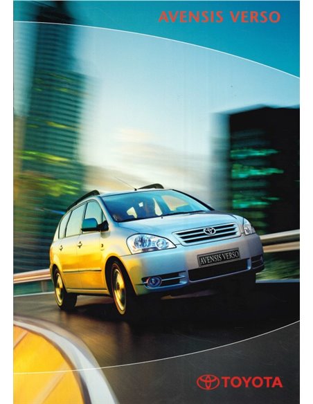 2003 TOYOTA AVENSIS VERSO BROCHURE NEDERLANDS