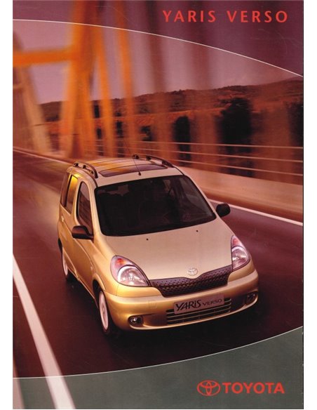 2002 TOYOTA YARIS BROCHURE NEDERLANDS