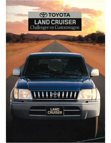 1997 TOYOTA LAND CRUISER BROCHURE NEDERLANDS