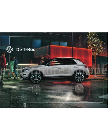 2021 VOLKSWAGEN T-ROC PROSPEKT NIEDERLÄNDISCH