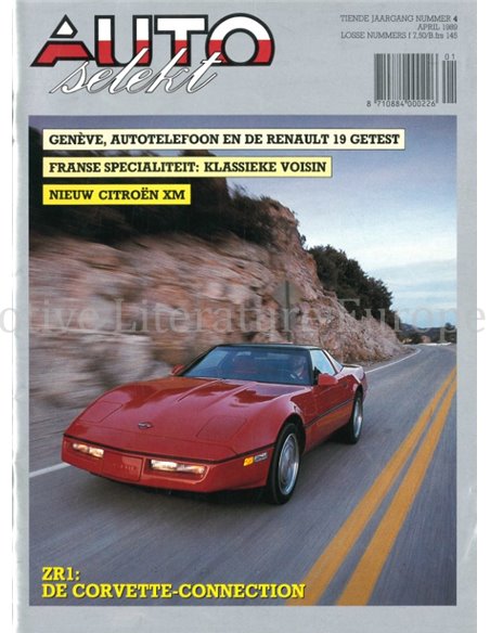 1989 AUTO SELEKT MAGAZINE 4 Niederländisch