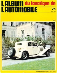 1970 L'ALBUM DU FANATIQUE DE L'AUTOMOBILE MAGAZINE 23 FRANS