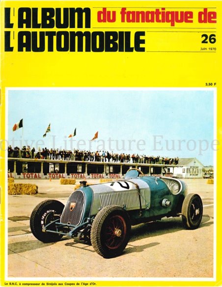 1970 L'ALBUM DU FANATIQUE DE L'AUTOMOBILE MAGAZIN 26 FRANZÖSISCH