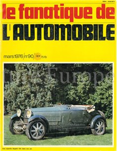 1976 L'ALBUM DU FANATIQUE DE L'AUTOMOBILE MAGAZINE 90 FRENCH