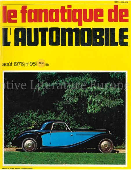 1976 L'ALBUM DU FANATIQUE DE L'AUTOMOBILE MAGAZINE 95 FRANS