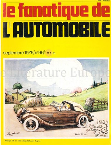 1976 L'ALBUM DU FANATIQUE DE L'AUTOMOBILE MAGAZIN 96 FRANZÖSISCH
