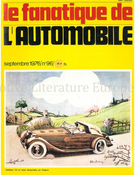 1976 L'ALBUM DU FANATIQUE DE L'AUTOMOBILE MAGAZINE 96 FRENCH