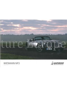 2011 WIESMANN MF3 ROADSTER PROSPEKT DEUTSCH