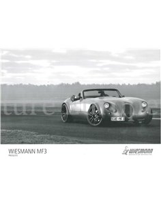 2011 WIESMANN MF3 ROADSTER BROCHURE GERMAN 2