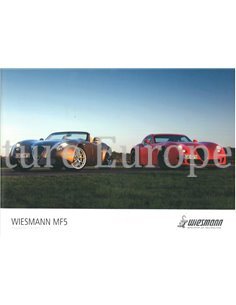2011 WIESMANN MF5 GT | ROADSTER BROCHURE GERMAN