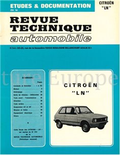 1977 - 1979 CITROËN LN VRAAGBAAK FRANS (REVUE TECHNIQUE AUTOMOBILE)