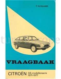 1971 - 1977 CITROËN GS REPARATURANLEITUNG NIEDERLÄNDISCH