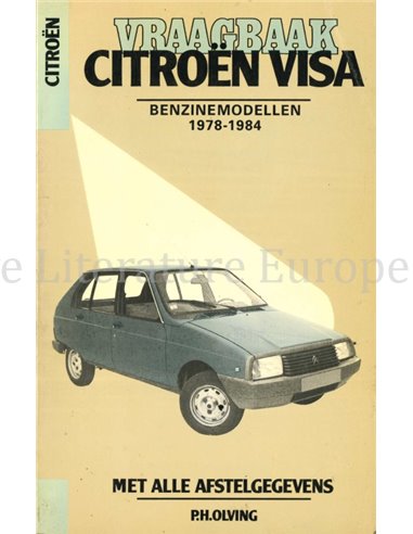 1978 - 1984 CITROËN VISA BENZIN REPARATURANLEITUNG NIEDERLÄNDISCH