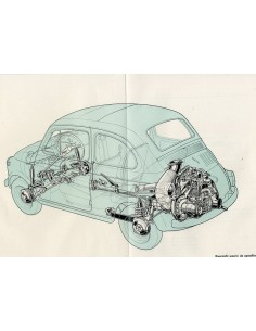 1961 FIAT 500 D & GIARDINETTA INSTRUCTIEBOEKJE NEDERLANDS 2
