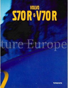 1998 VOLVO S70 R / V70 R BROCHURE DUITS