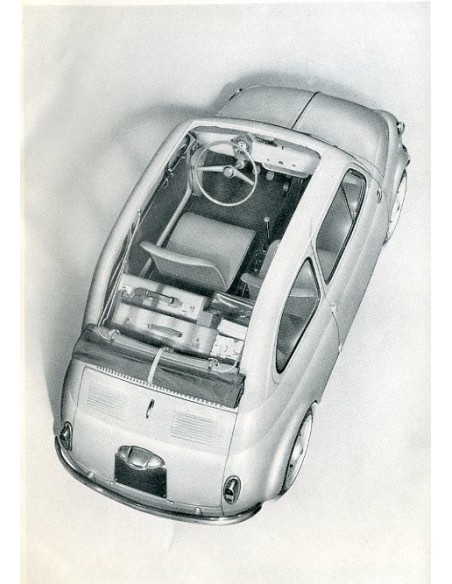 1957 FIAT 500 INSTRUCTIEBOEKJE DUITS