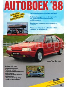 1988 AUTOBOEK JAARBOEK NEDERLANDS