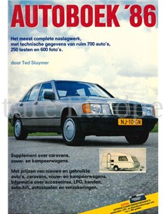 1986 AUTOBOEK JAHRBUCH NIEDERLÄNDISCH