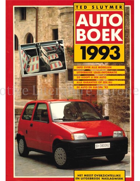 1993 AUTOBOEK JAARBOEK NEDERLANDS