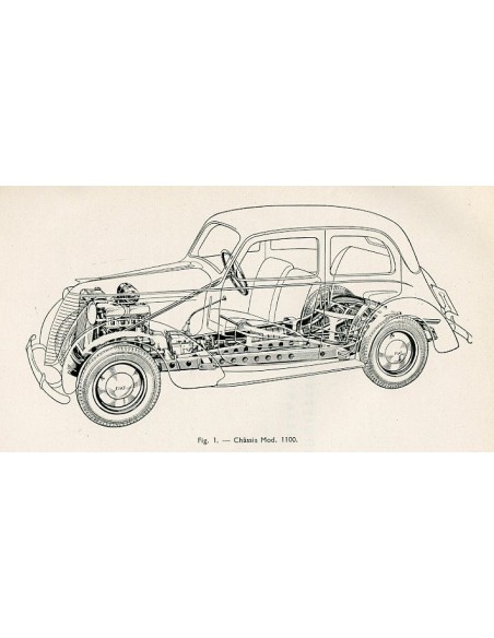 1948 FIAT 1100 INSTRUCTIEBOEKJE FRANS