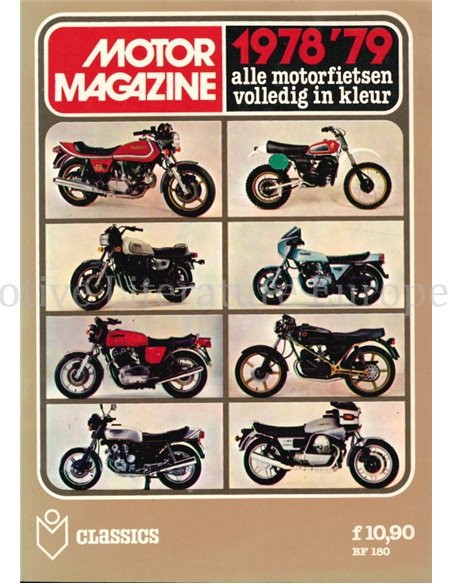 1978/1979 MOTOR MAGAZINE, JAHRBUCH NIEDERLÄNDISCH