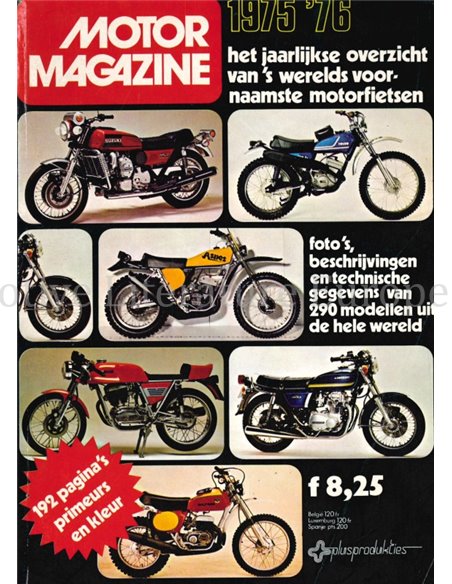 1975/1976 MOTOR MAGAZINE, YEARBOOK DUTCH