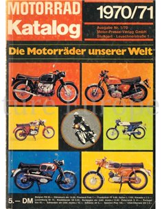 1970/1971 MOTORRAD KATALOG, JAHRBUCH DEUTSCH