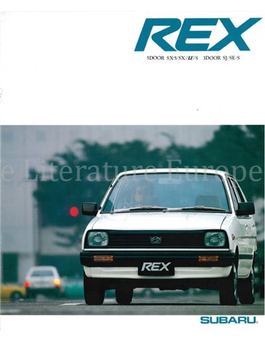 1985 SUBARU REX BROCHURE JAPANS