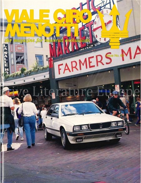 1995 MASERATI VIALE CIRO MENOTTI MAGAZIN ENGLISCH