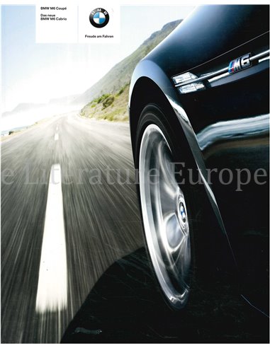 2007 BMW M6 BROCHURE GERMAN
