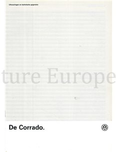 1991 VOLKSWAGEN CORRADO PROSPEKT NIEDERLÄNDISCH 2