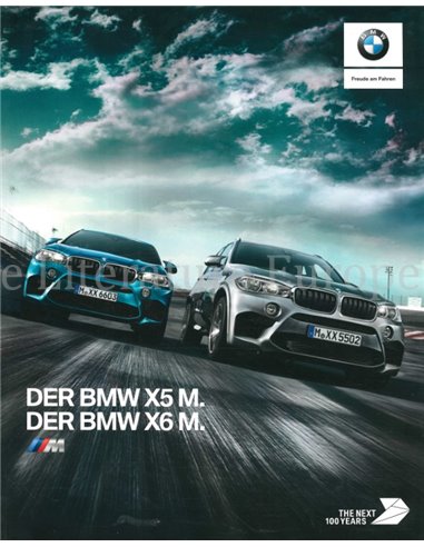 2017 BMW X5 M | X6 M BROCHURE GERMAN