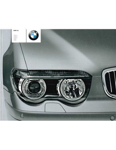 2002 BMW 7 SERIES BROCHURE GERMAN