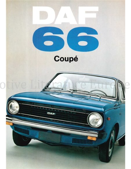 1972 DAF 66 COUPE PROSPEKT NIEDERLÄNDISCH