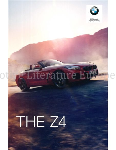 2019 BMW Z4 BROCHURE DUTCH