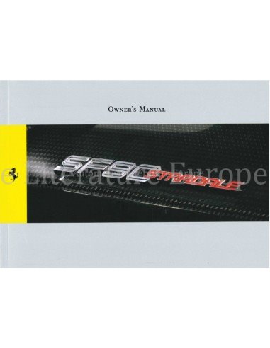2022 FERRARI SF90 STRADALE OWNERS MANUAL ENGLISH