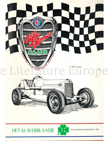1983 ALFA ROMEO CLUB HET KLAVERBLAADJE 21 NIEDERLÄNDISCH