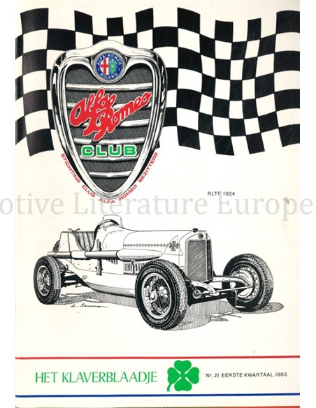 1983 ALFA ROMEO CLUB HET KLAVERBLAADJE 21 NIEDERLÄNDISCH