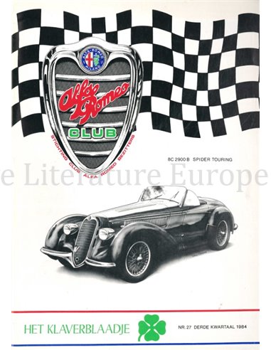 1984 ALFA ROMEO CLUB HET KLAVERBLAADJE 27 NEDERLANDS