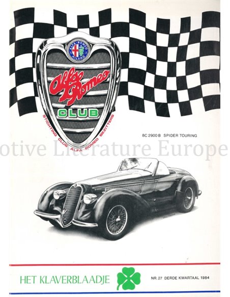 1984 ALFA ROMEO CLUB HET KLAVERBLAADJE 27 DUTCH