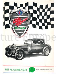 1985 ALFA ROMEO CLUB HET KLAVERBLAADJE 30 NIEDERLÄNDISCH