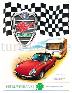 1986 ALFA ROMEO CLUB HET KLAVERBLAADJE 36 NIEDERLÄNDISCH