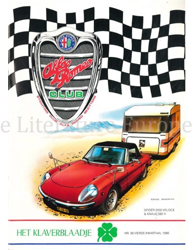 1986 ALFA ROMEO CLUB HET KLAVERBLAADJE 36 NIEDERLÄNDISCH
