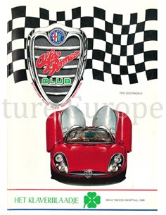 1988 ALFA ROMEO CLUB HET KLAVERBLAADJE 42 NEDERLANDS