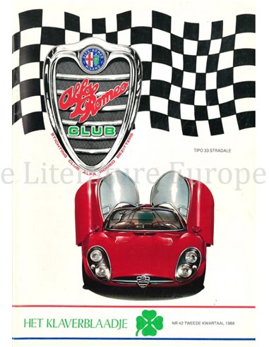 1988 ALFA ROMEO CLUB HET KLAVERBLAADJE 42 NIEDERLÄNDISCH