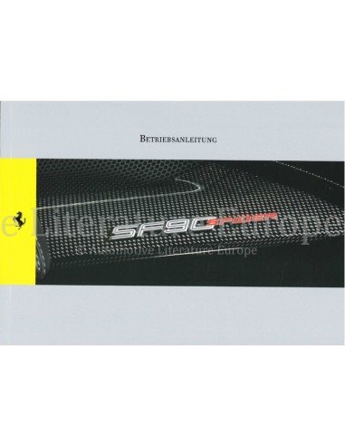 2021 FERRARI SF90 SPIDER OWNERS MANUAL GERMAN