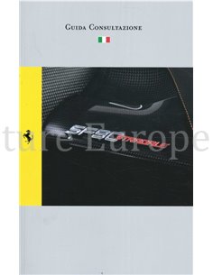 2022 FERRARI SF90 STRADALE INSTRUCTIEBOEKJE ITALIAANS
