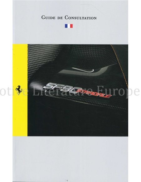 2022 FERRARI SF90 STRADALE INSTRUCTIEBOEKJE FRANS